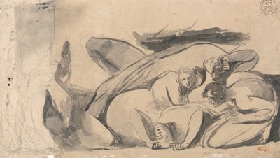 Escena de prisión de George Romney